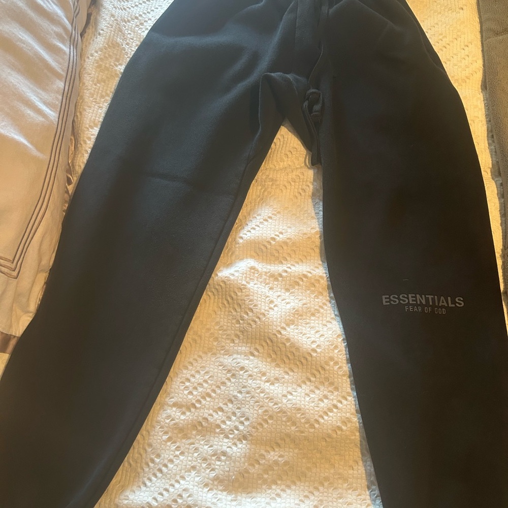 Essentials Black Joggers for Men